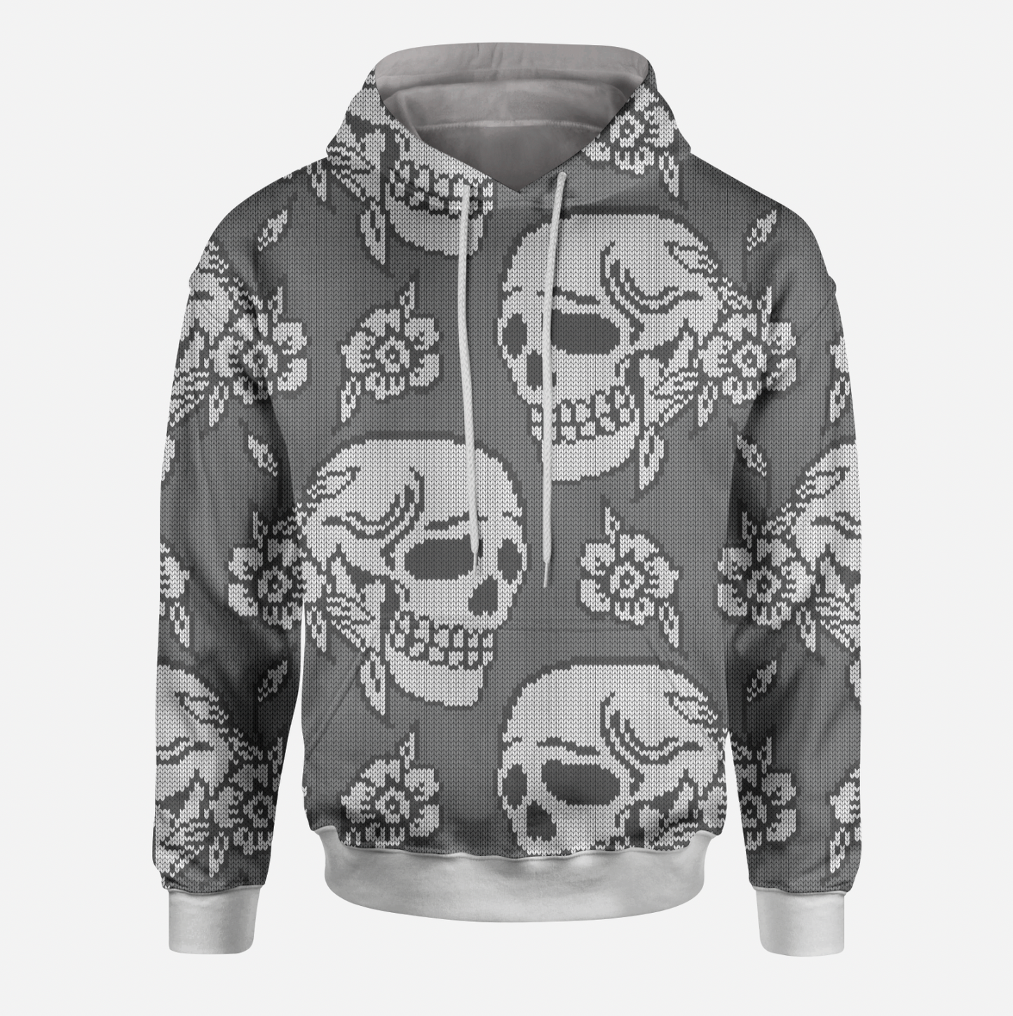 Knit Skull Grey TRYCKS PÅ BESTÄLLNING