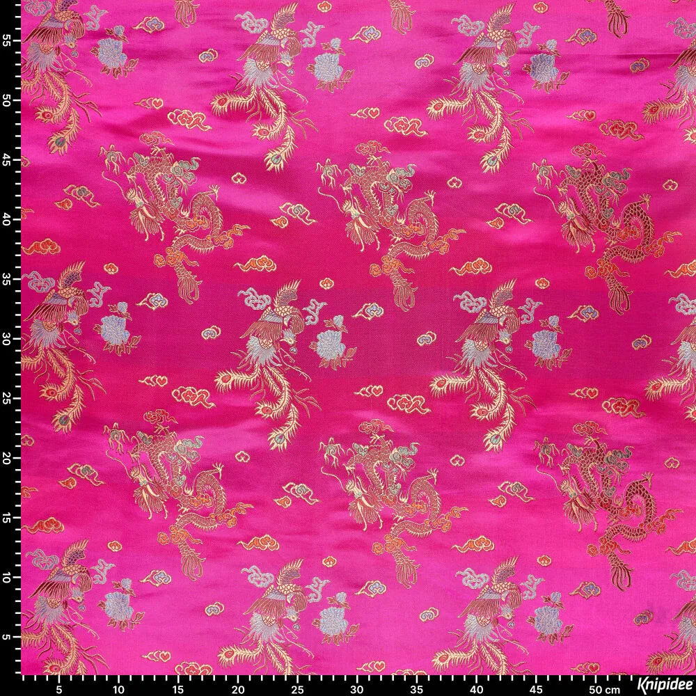 Brokad Drakar Rosa FÖRHANDSBOKNING