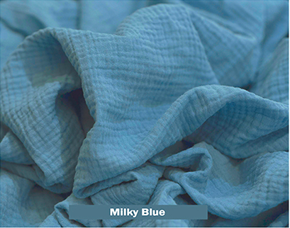 Muslin Milky Blue