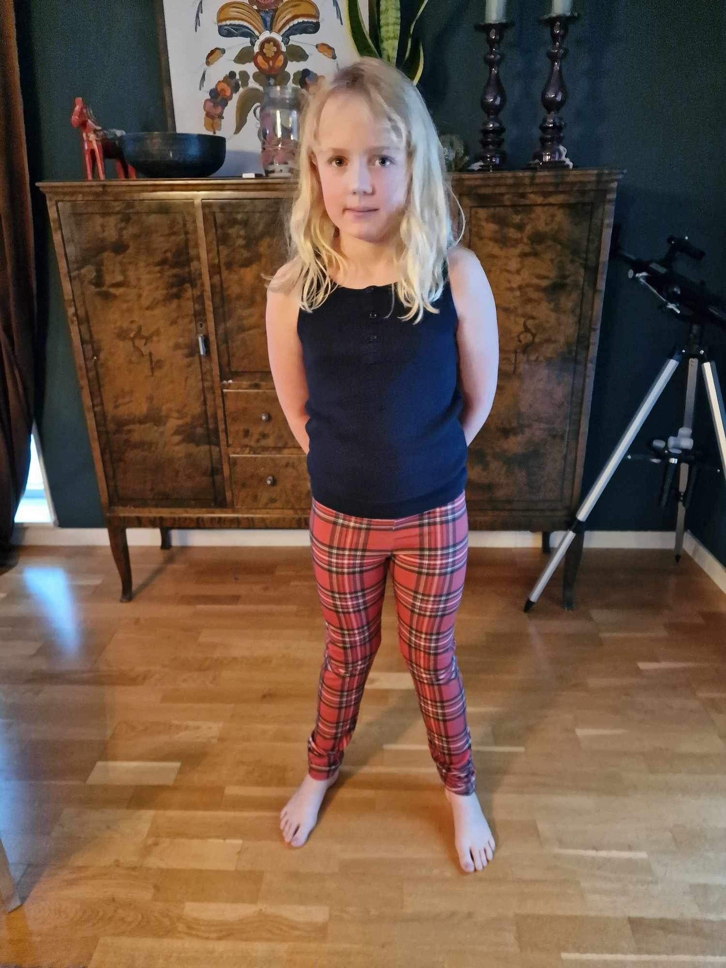 Funky Flare Leggings Strl 92-164 Pappersmönster