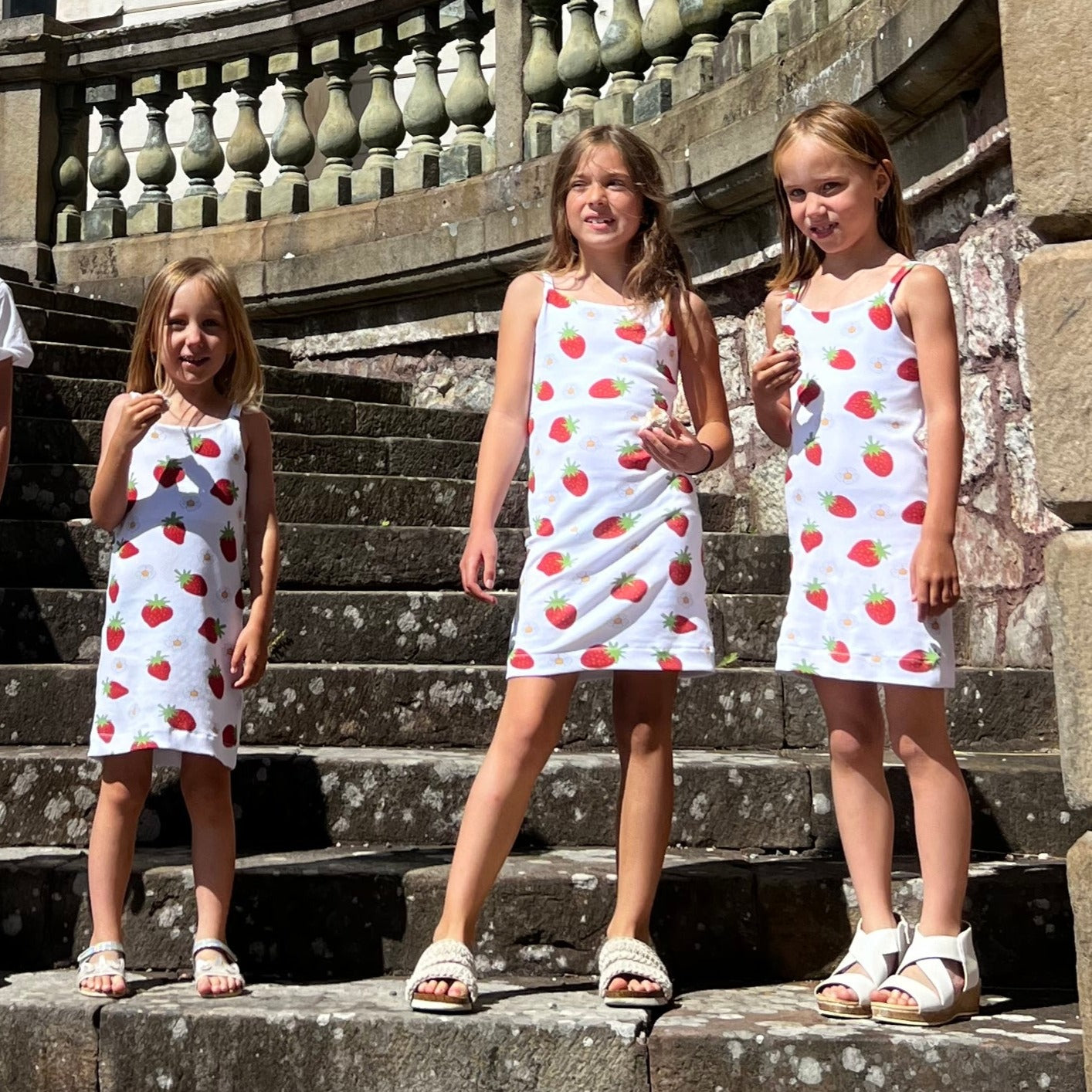 Spaghetti Dress Strl 98-170 PDF-mönster