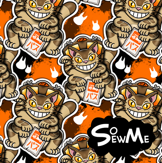 Catbus Orange TRYCKS PÅ BESTÄLLNING