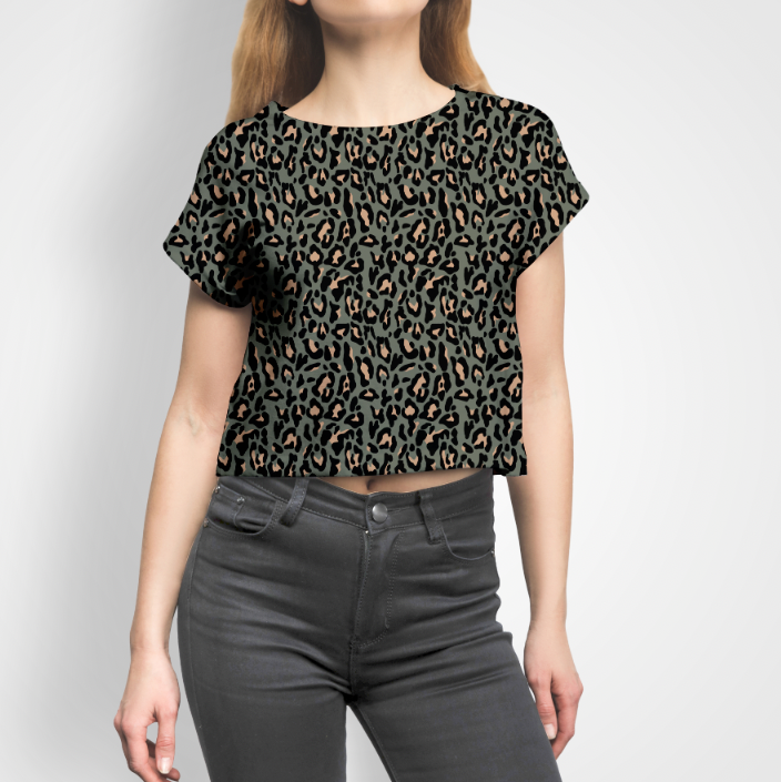 Minisnyggleo Forest Green GOTS-Trikå/Jersey