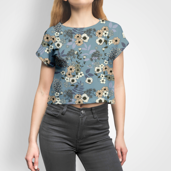 Linnea Autumn Blue GOTS-Jogging/French Terry