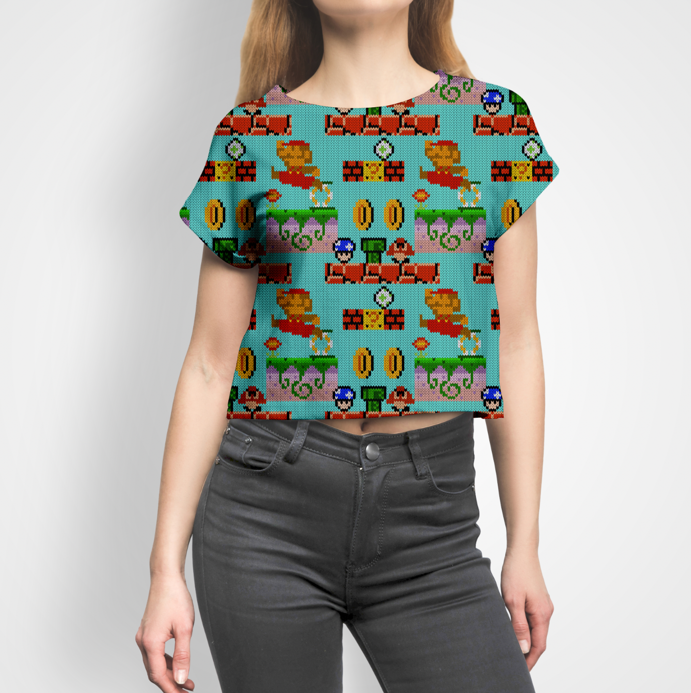 Gamer Knits Sky Blue Platform DROPSHIPPINGBESTSELLER