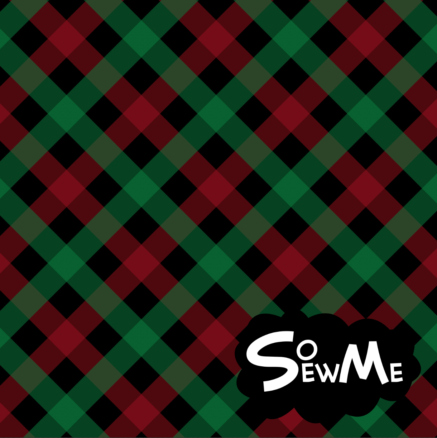 Christmas Plaid No 4 TRYCKS PÅ BESTÄLLNING