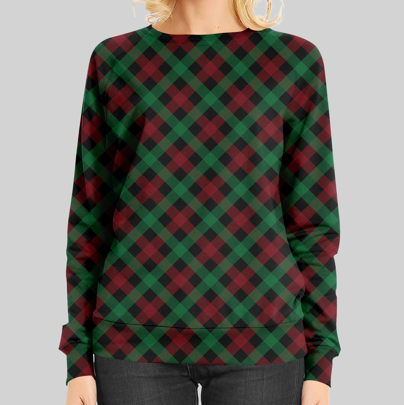 Christmas Plaid No 4 TRYCKS PÅ BESTÄLLNING