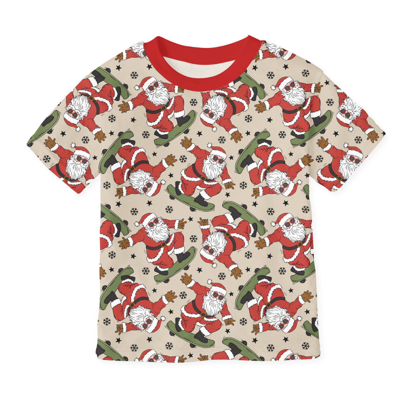 Skater Santa TRYCKS PÅ BESTÄLLNING