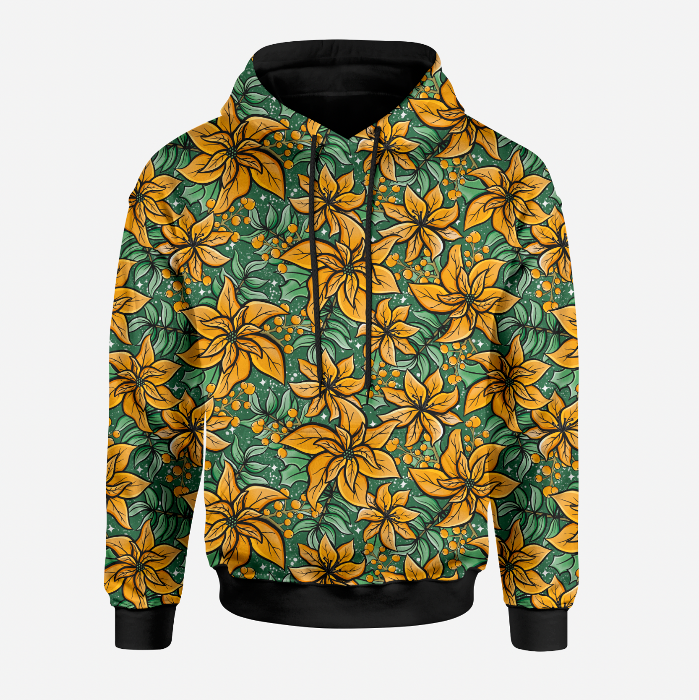 Julstjärnan Yellow Green TRYCKS PÅ BESTÄLLNING