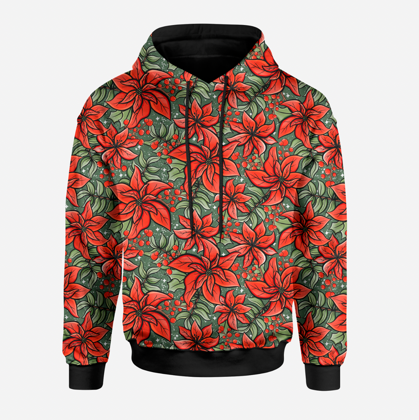 Julstjärnan Red Green TRYCKS PÅ BESTÄLLNING