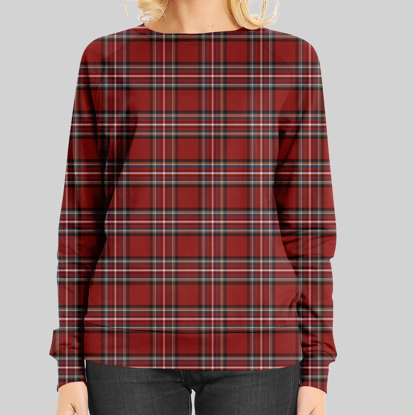 Tartan Red TRYCKS PÅ BESTÄLLNING