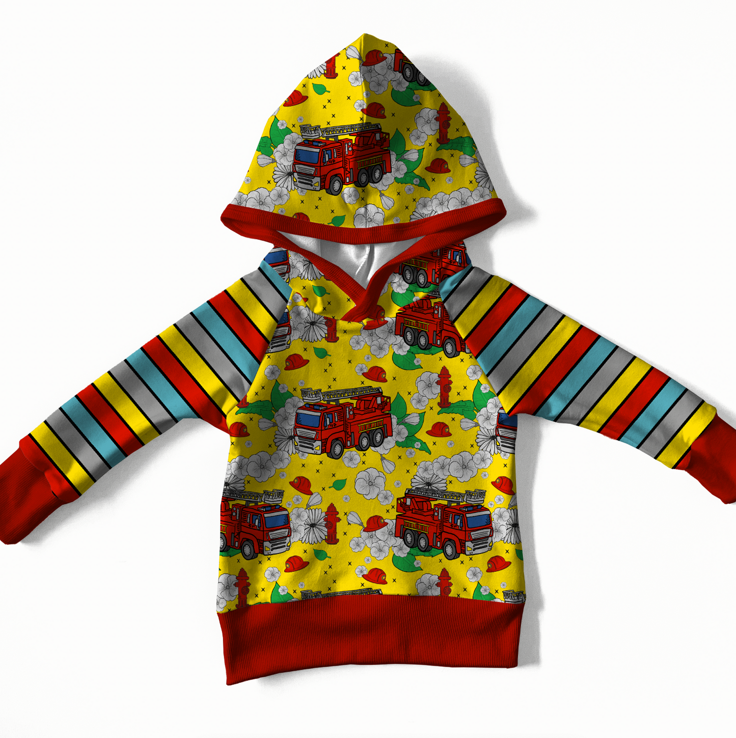 Blommiga Brandbilsränder DROPSHIPPINGBESTSELLER