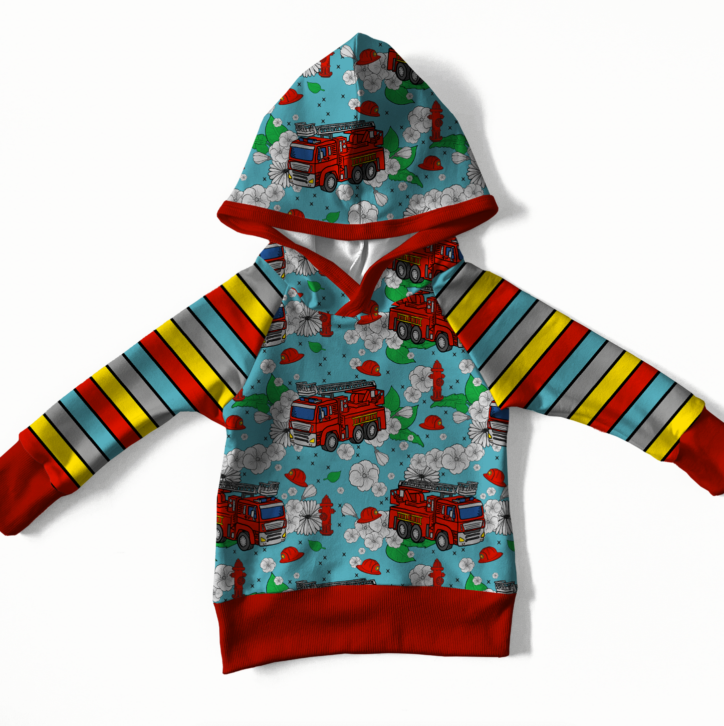 Blommiga Brandbilsränder DROPSHIPPINGBESTSELLER