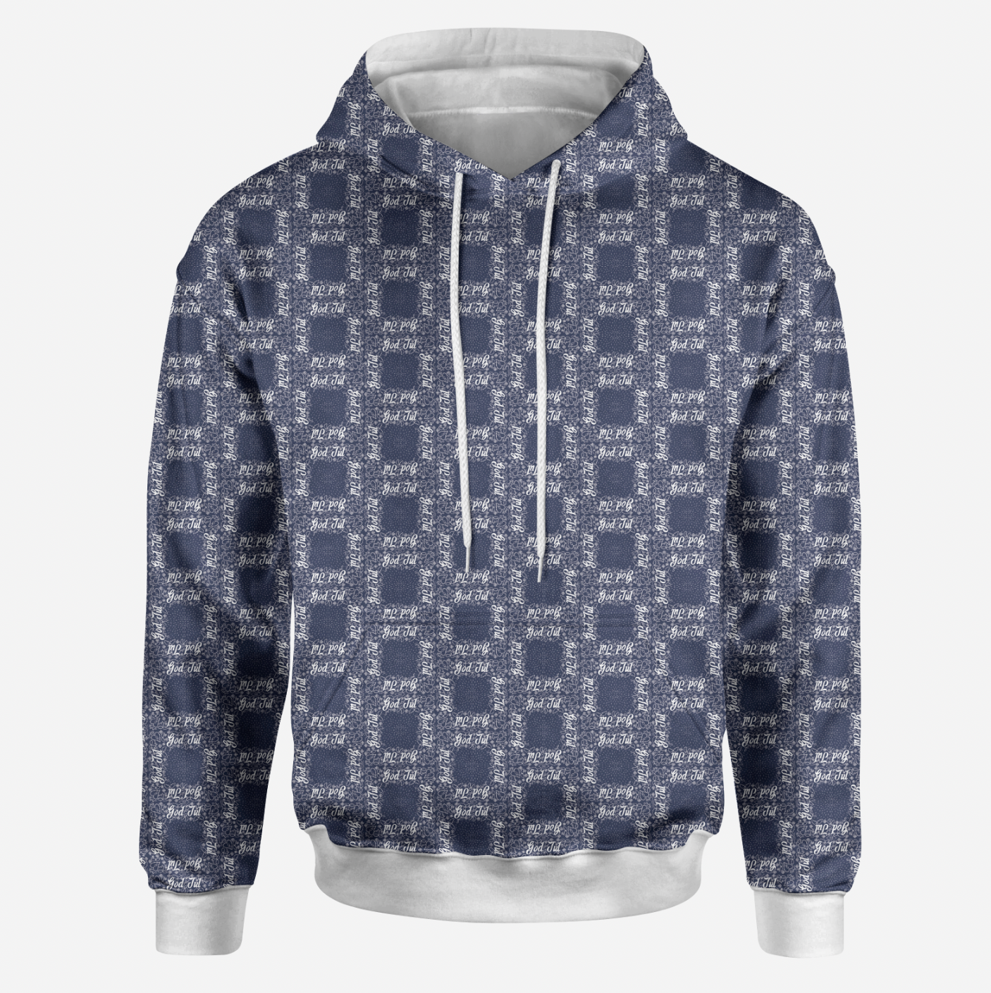 God Jul Small Halfdrop Navy TRYCKS PÅ BESTÄLLNING