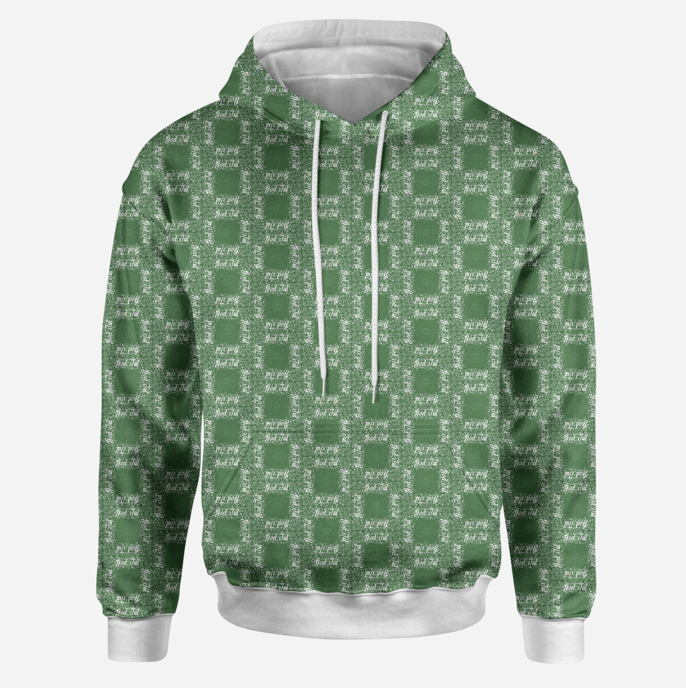 God Jul Small Halfdrop Green TRYCKS PÅ BESTÄLLNING