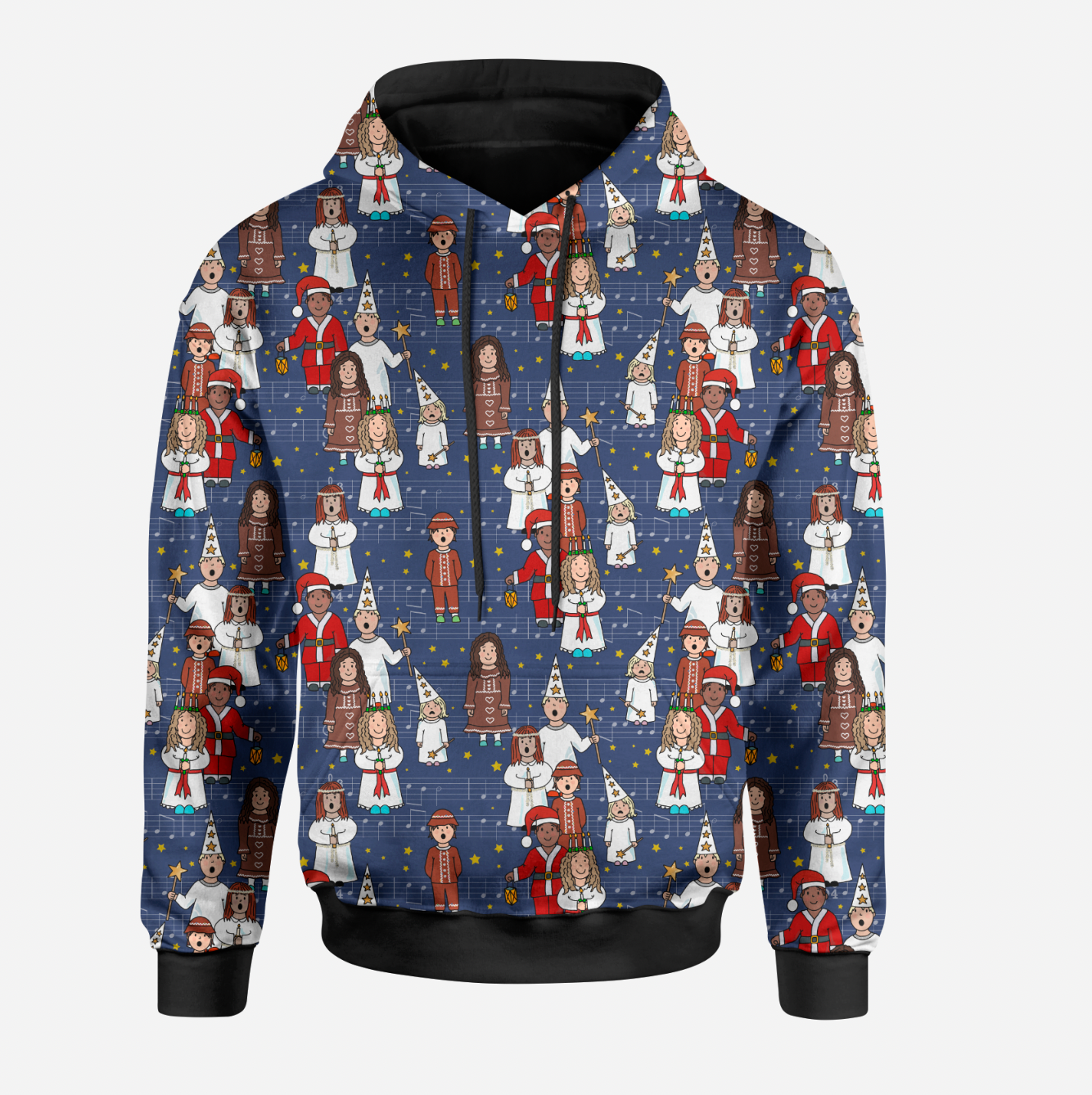 Natten går tunga fjät Marine Blue TRYCKS PÅ BESTÄLLNING