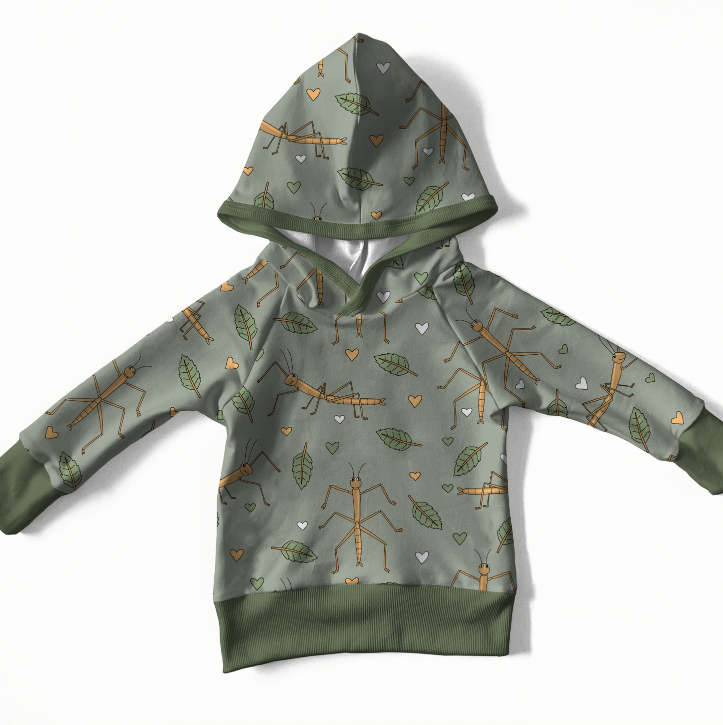 Vandrande Pinnar Grön TRYCKS PÅ BESTÄLLNING