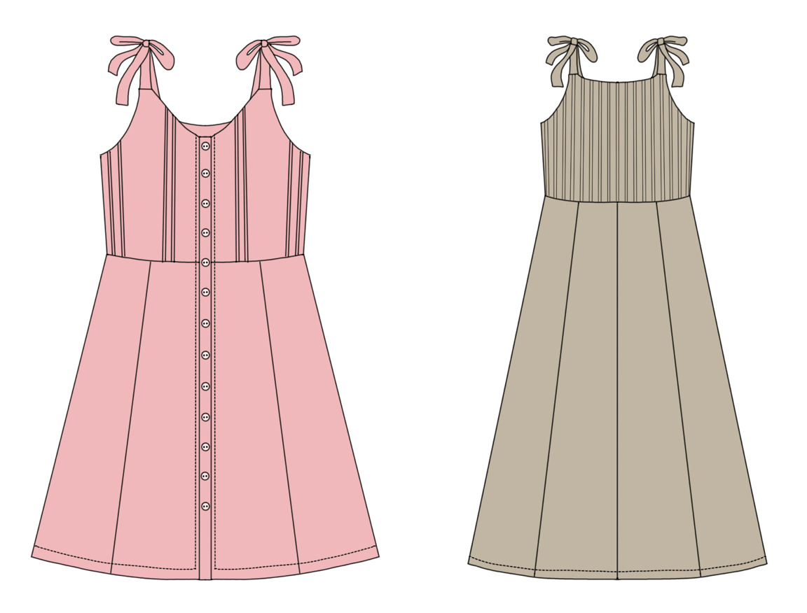 Ranch Dress Strl 34-56 Pappersmönster