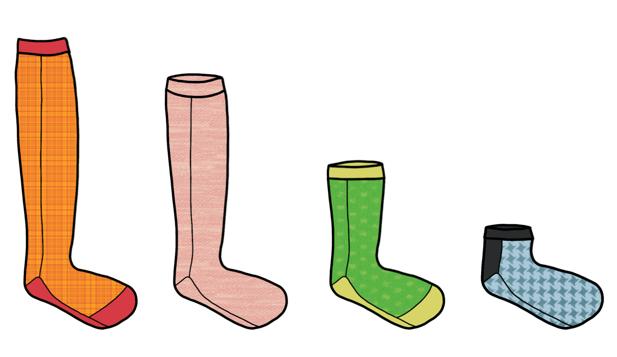 The Sock Squad Strl 17-48 Pappersmönster