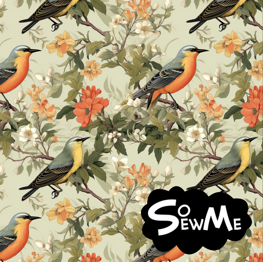 Birds Green TRYCKS PÅ BESTÄLLNING