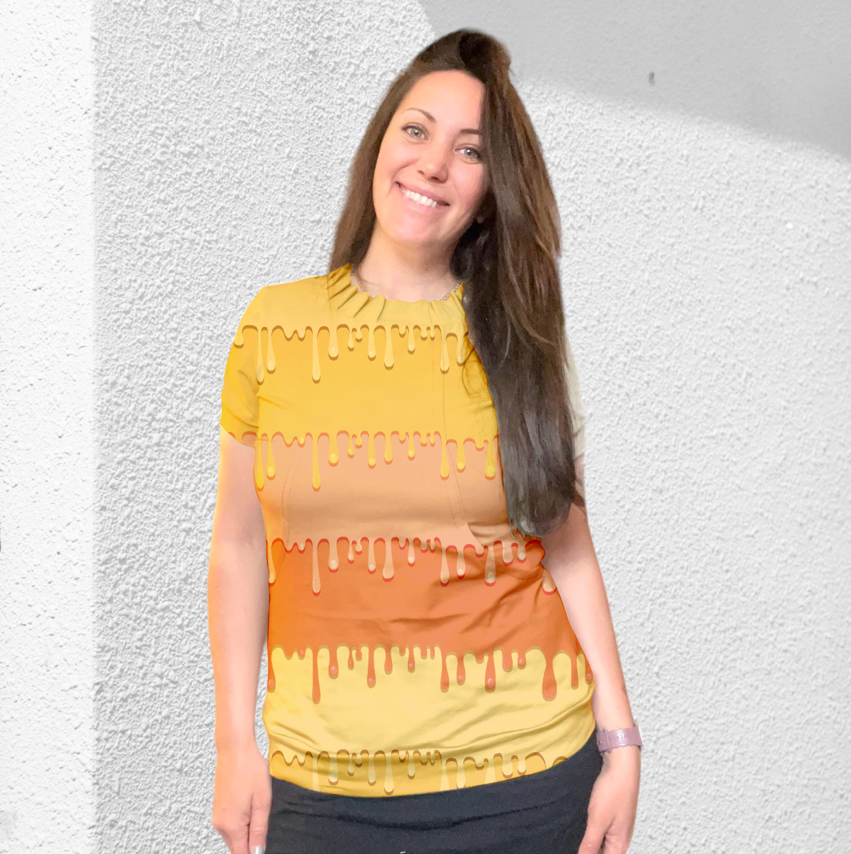 Färgdropp Orange TRYCKS PÅ BESTÄLLNING