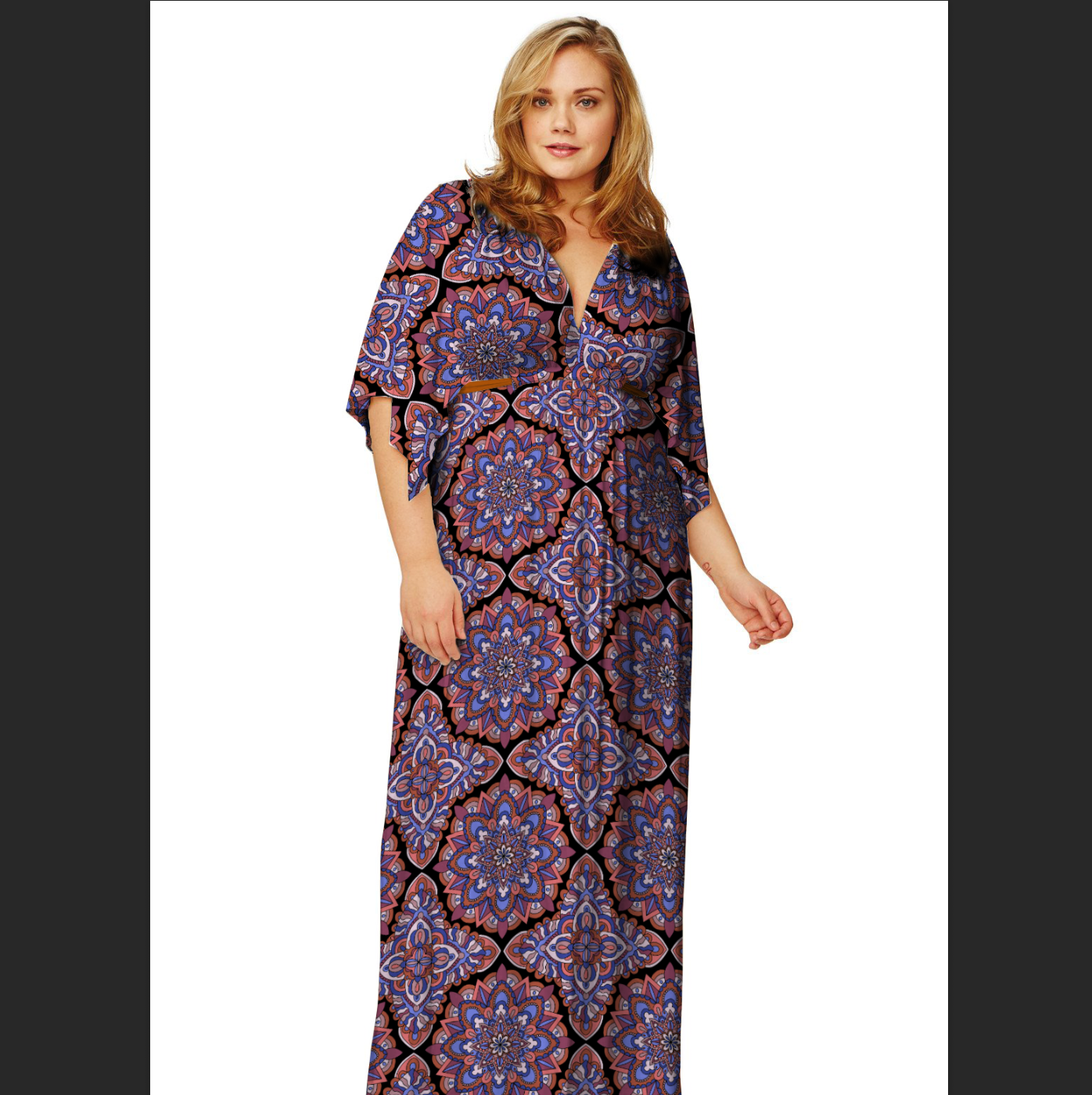 My Oh My Mandala Mauve Blue TRYCKS PÅ BESTÄLLNING