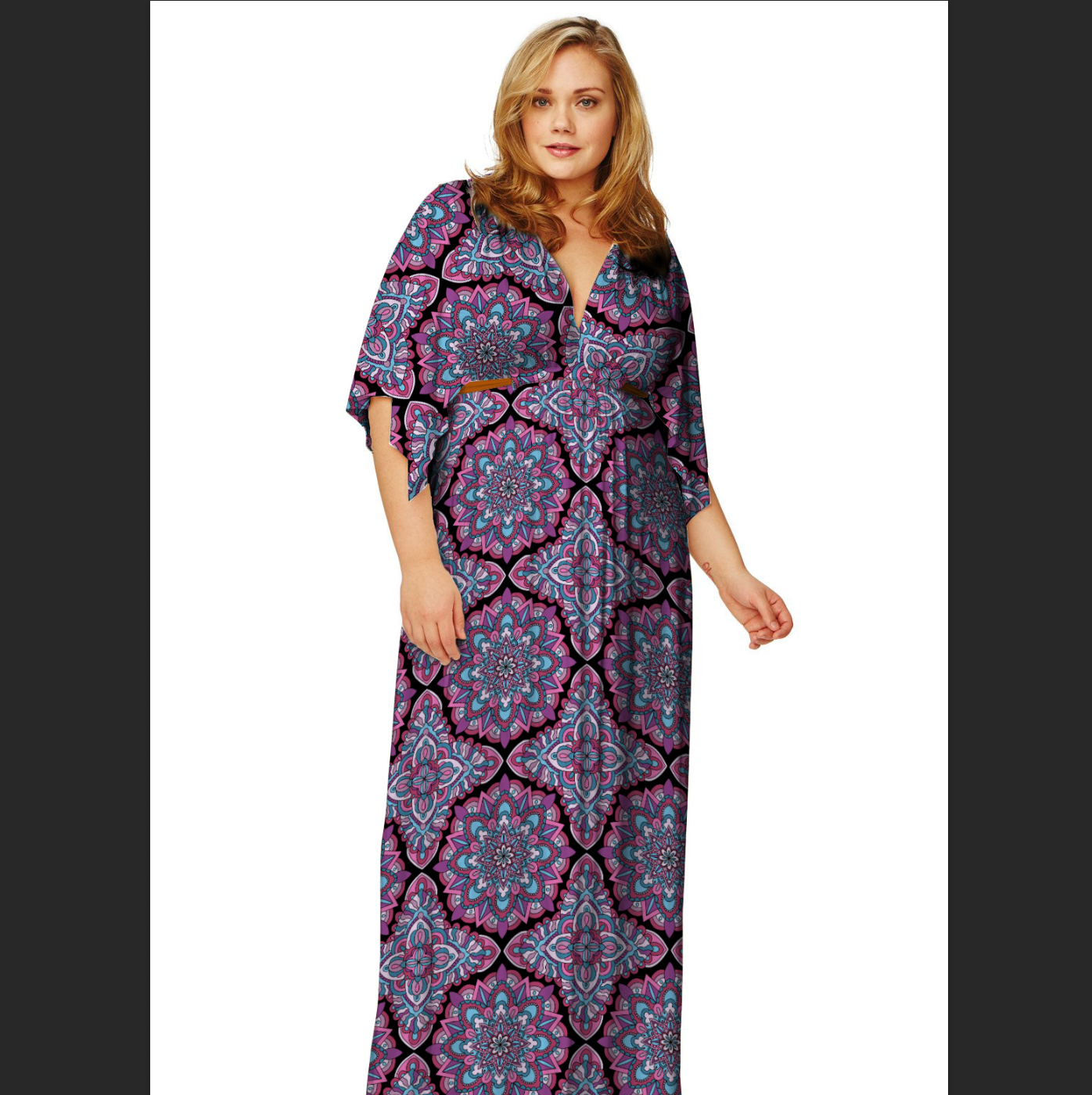 My Oh My Mandala Pink Teal TRYCKS PÅ BESTÄLLNING