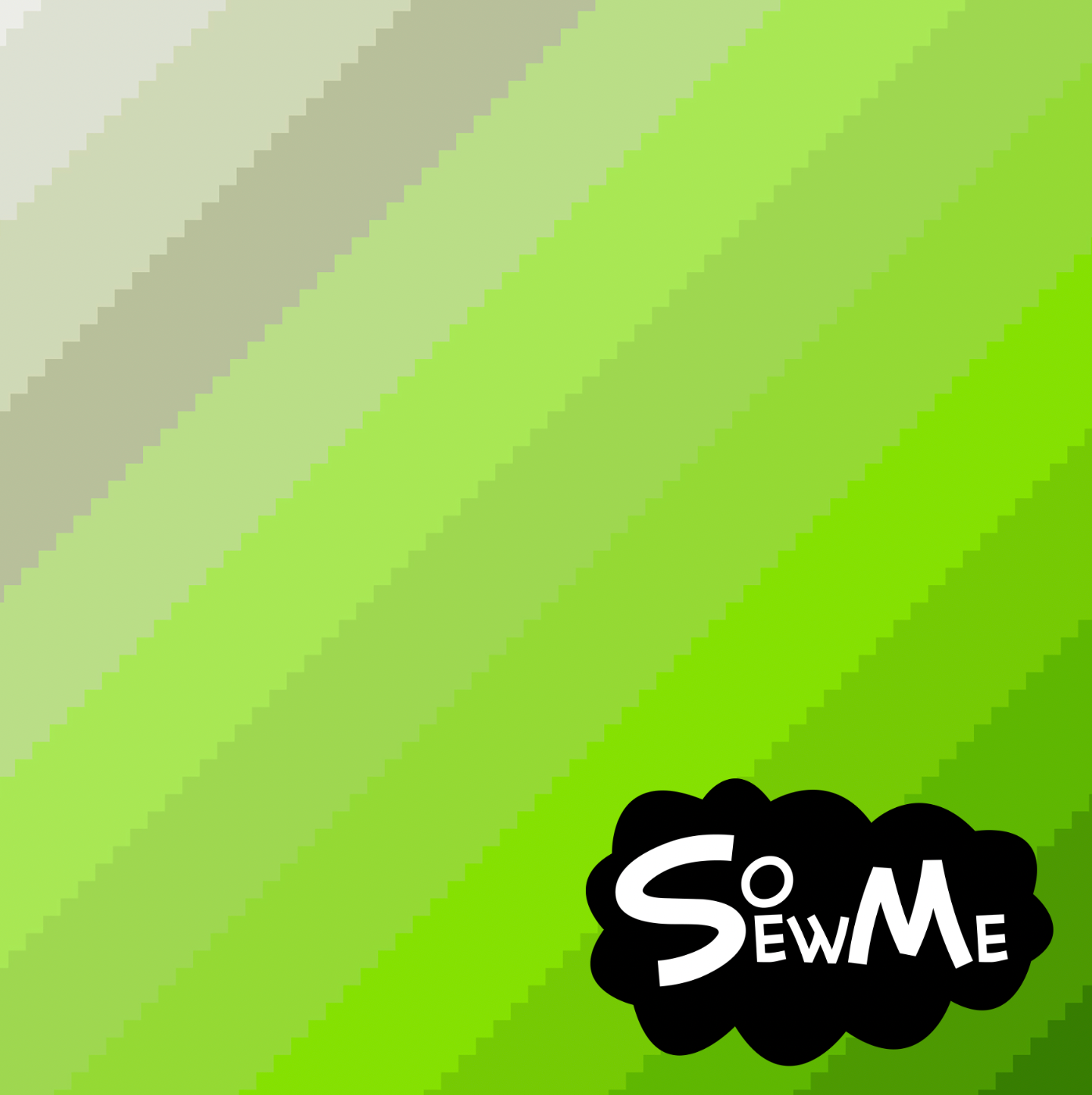 Pixel Stripes Lime TRYCKS PÅ BESTÄLLNING