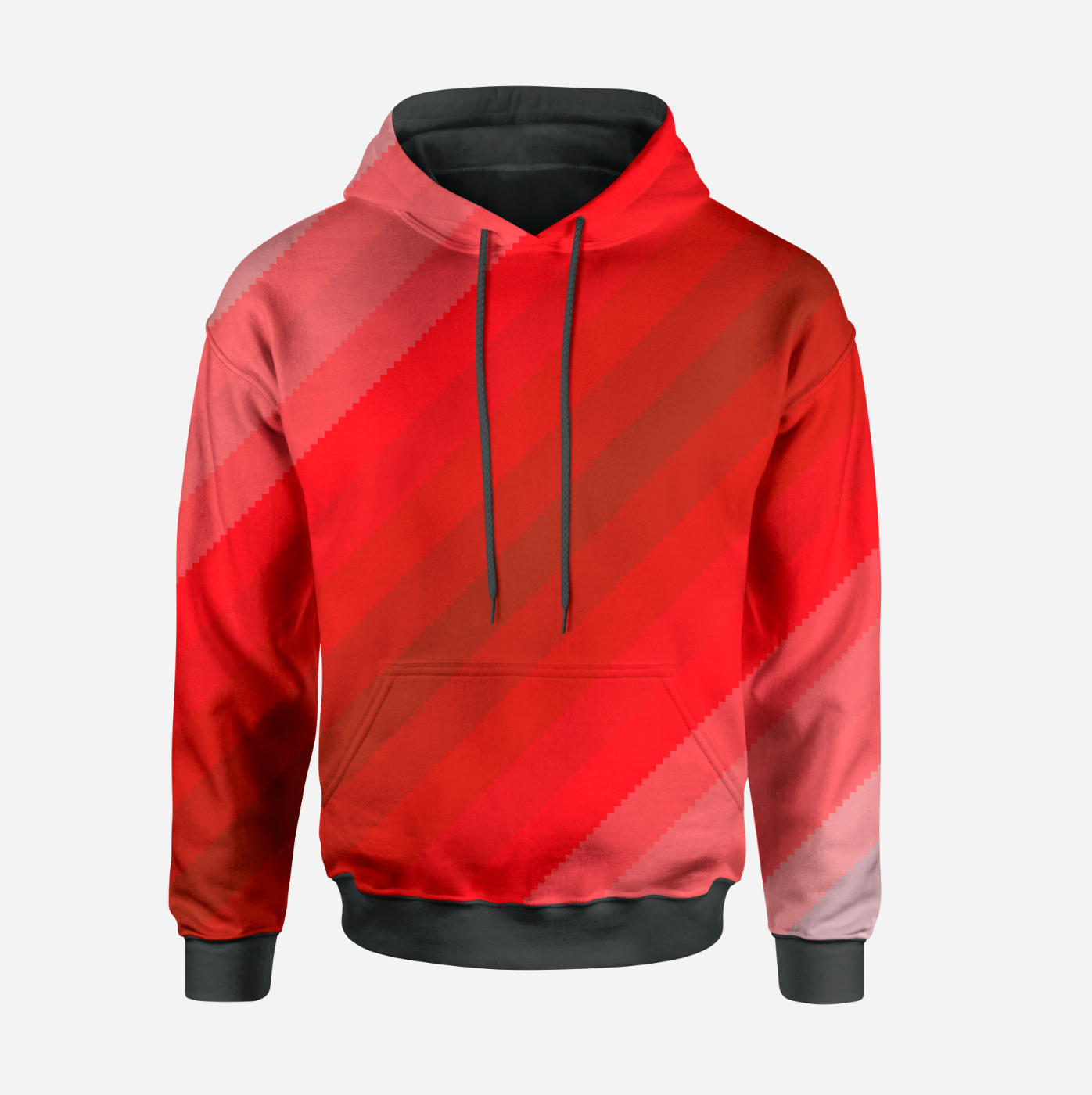 Pixel Stripes Red TRYCKS PÅ BESTÄLLNING