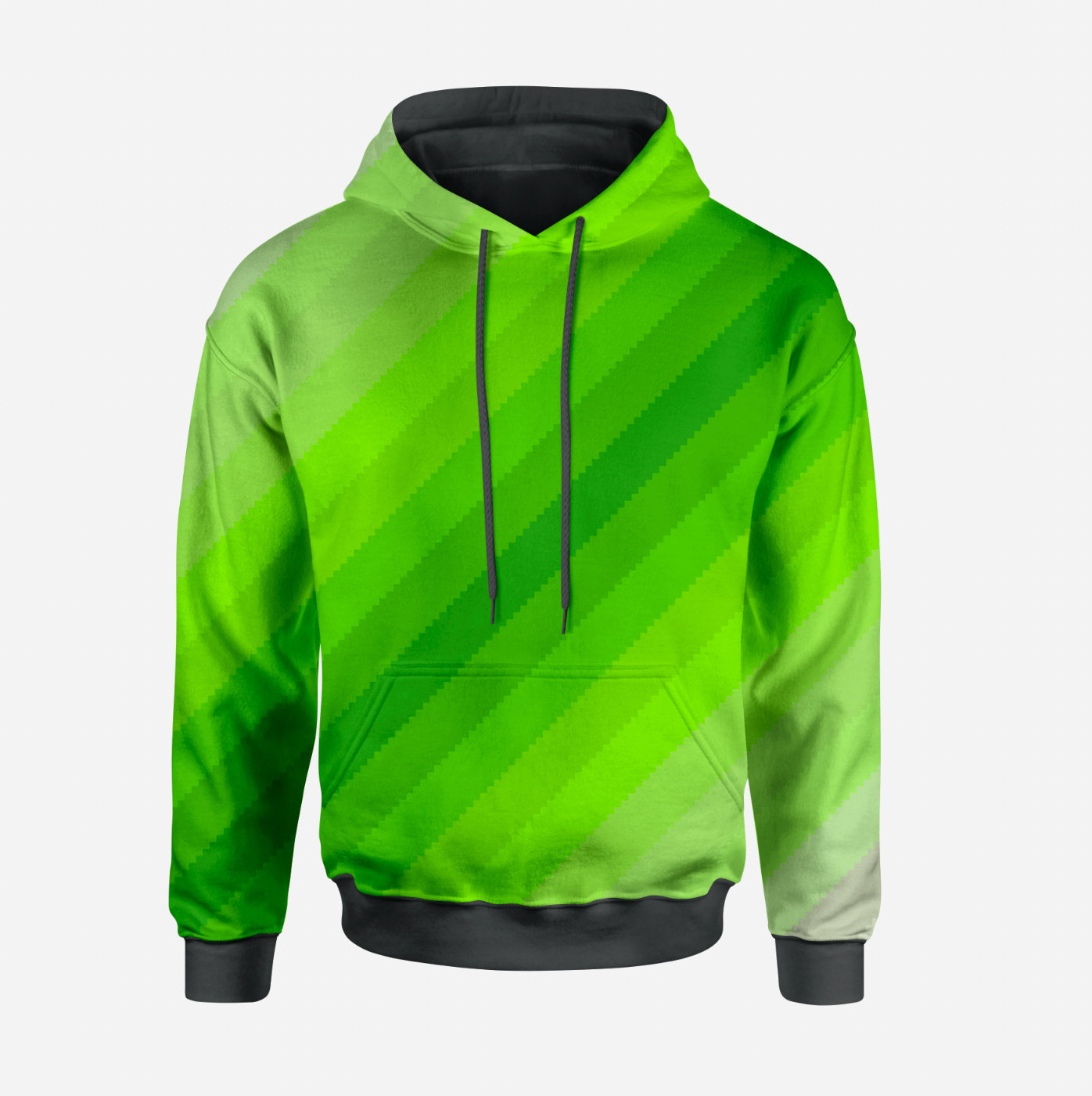 Pixel Stripes Lime TRYCKS PÅ BESTÄLLNING