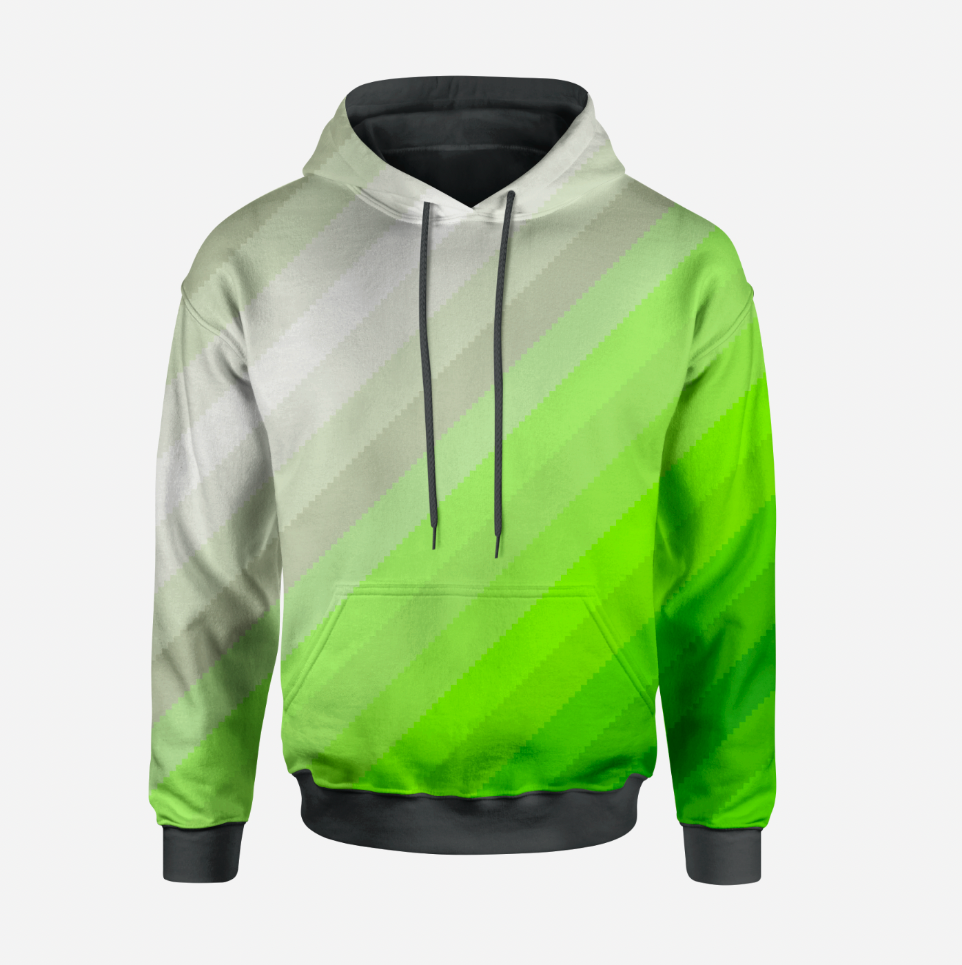 Pixel Stripes Lime TRYCKS PÅ BESTÄLLNING