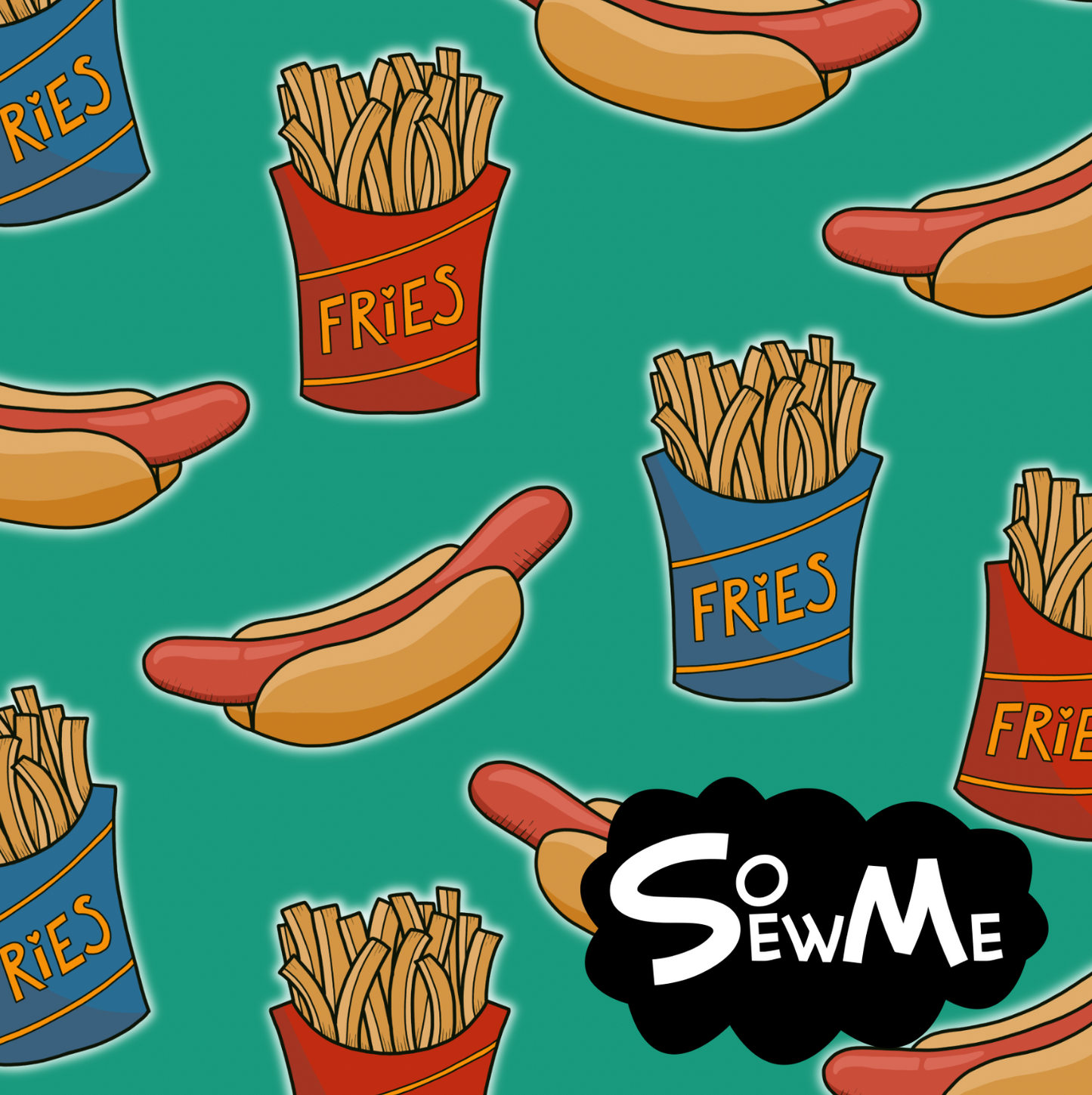 Nom Nom Teal TRYCKS PÅ BESTÄLLNING