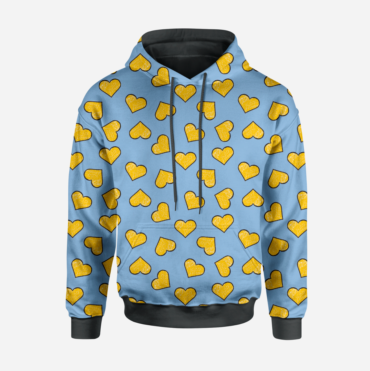 Chalk Hearts Blue TRYCKS PÅ BESTÄLLNING