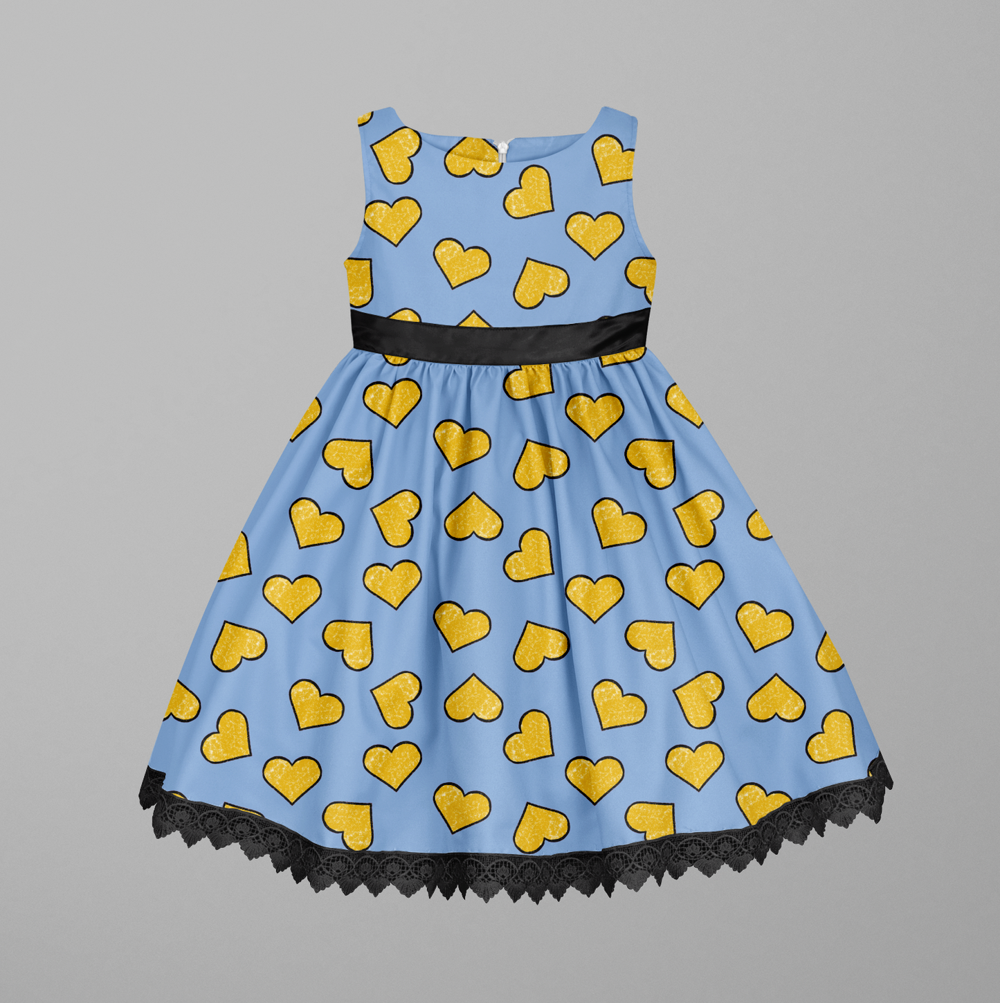 Chalk Hearts Blue TRYCKS PÅ BESTÄLLNING