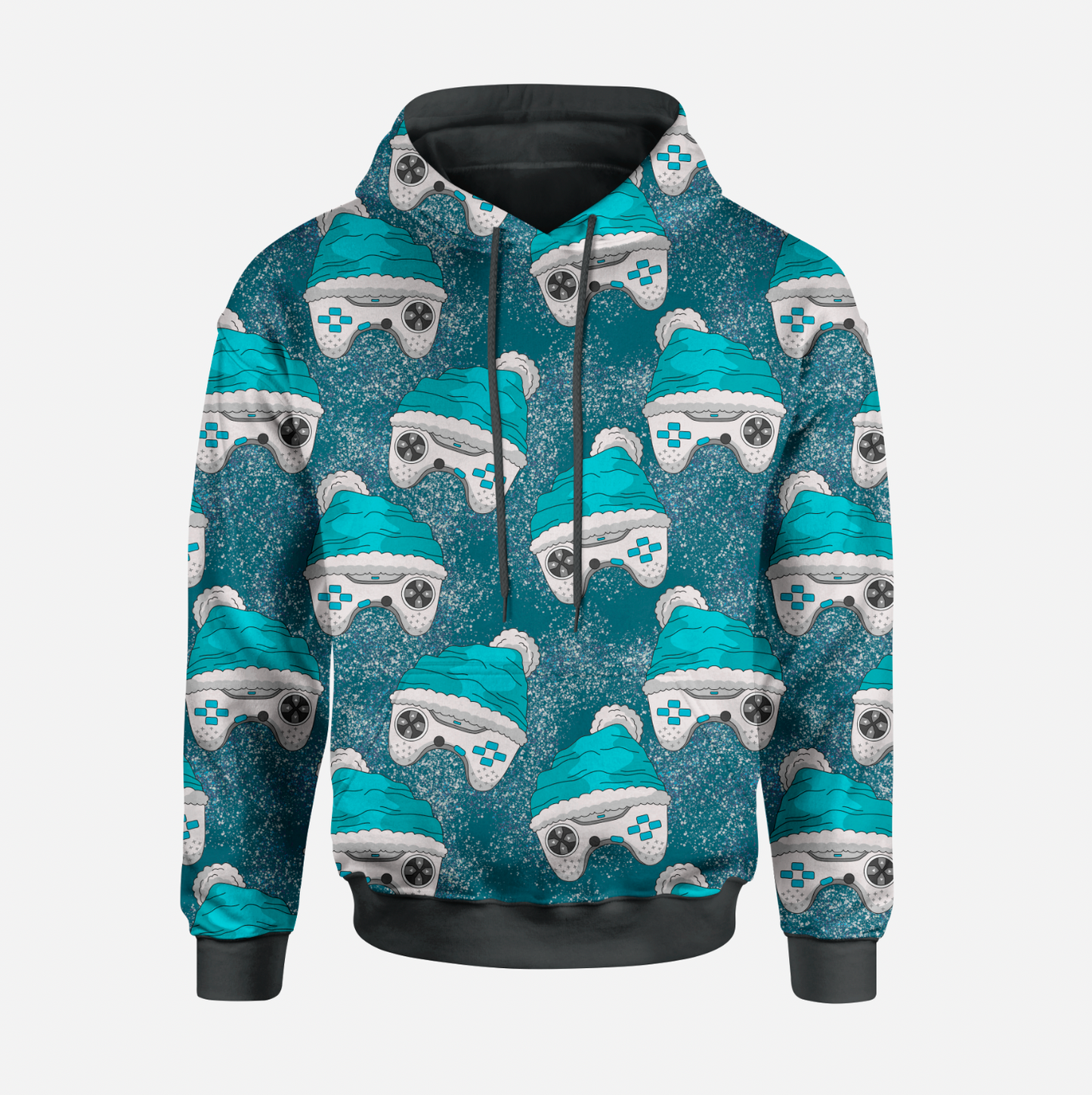Xmas Controllers Teal TRYCKS PÅ BESTÄLLNING