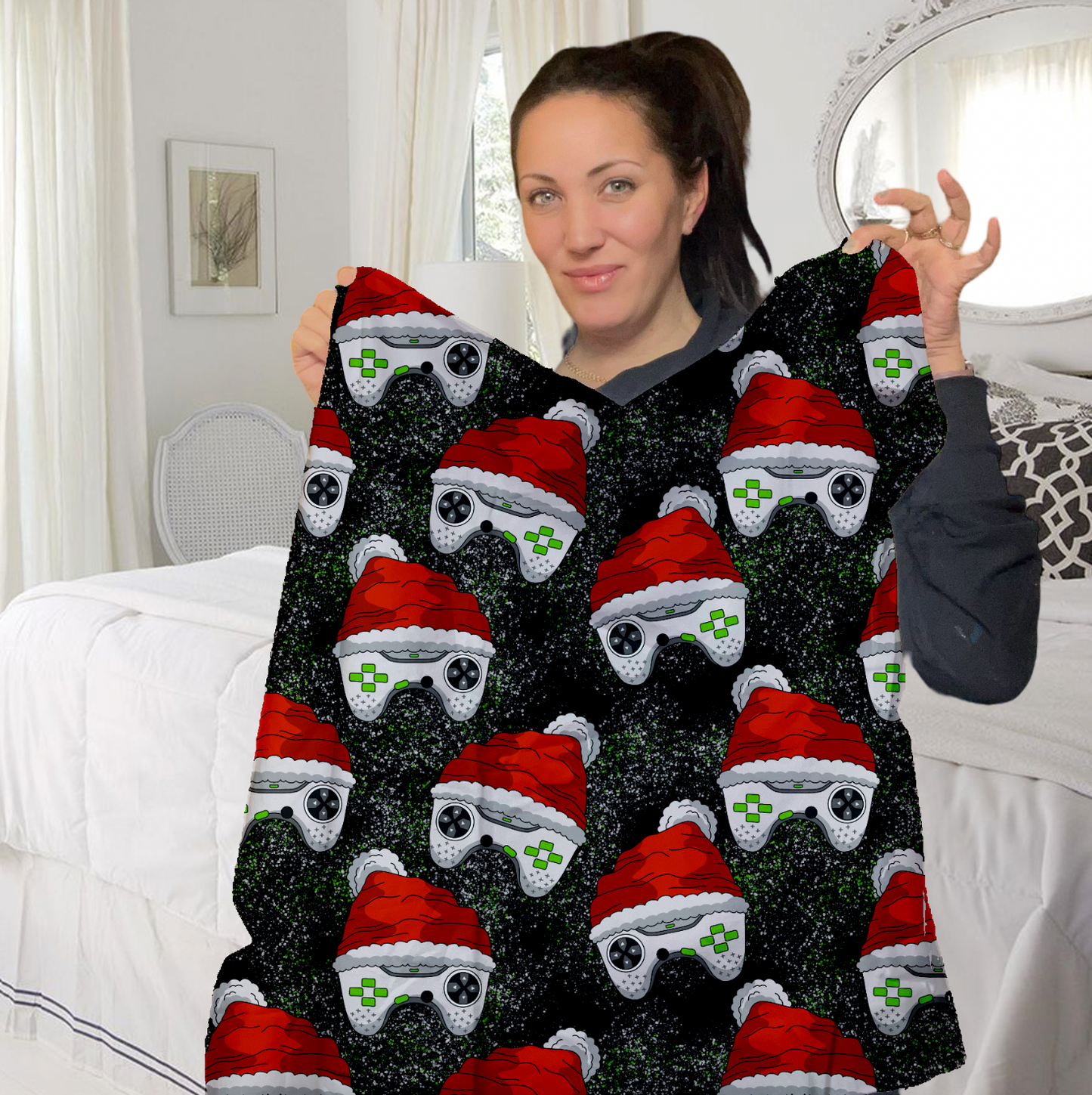 Xmas Controllers Black TRYCKS PÅ BESTÄLLNING