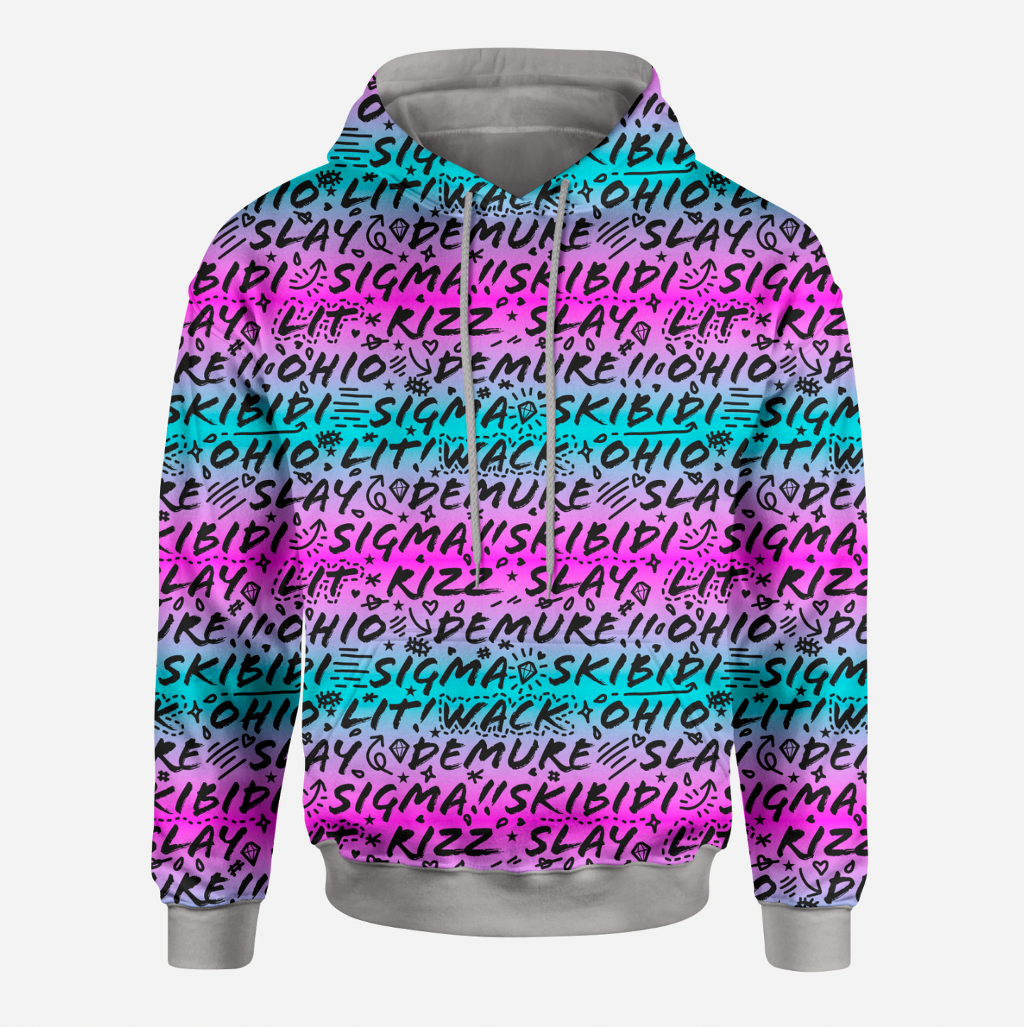 Gen Alfa Purple Ombre TRYCKS PÅ BESTÄLLNING