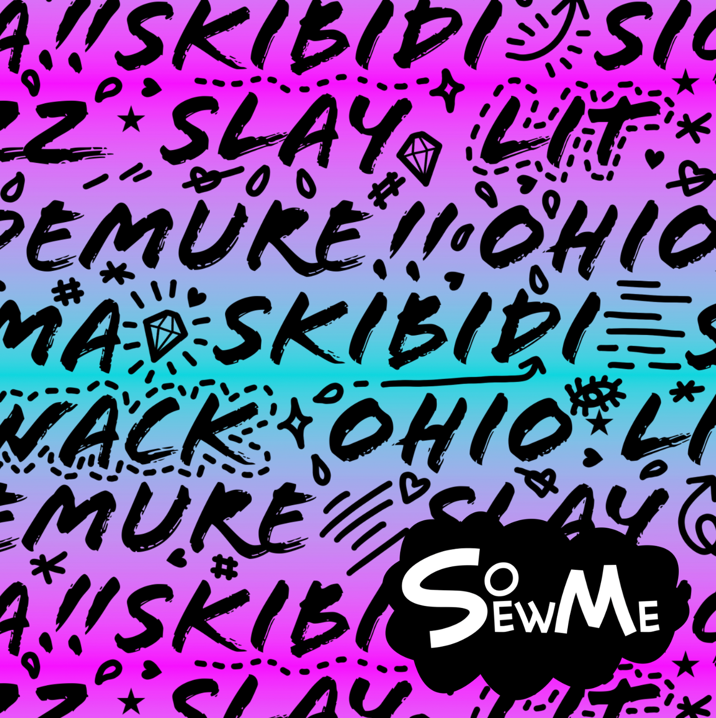 Gen Alfa Purple Ombre TRYCKS PÅ BESTÄLLNING