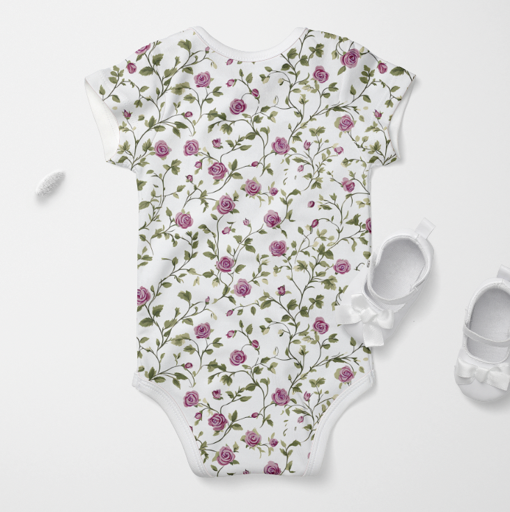 Tiny Roses Pink TRYCKS PÅ BESTÄLLNING