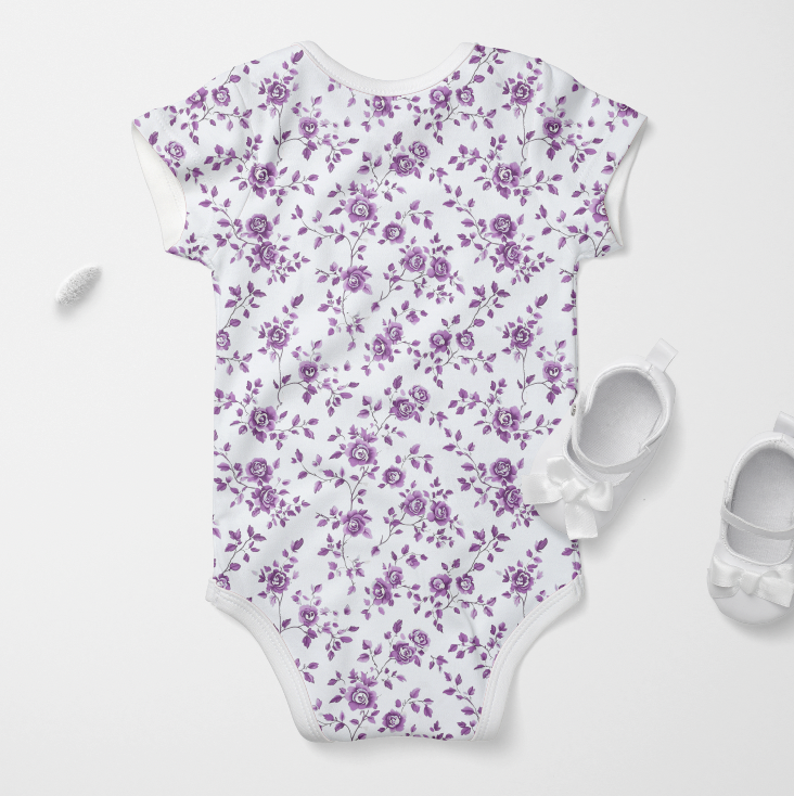 Tiny Flowers Purple TRYCKS PÅ BESTÄLLNING