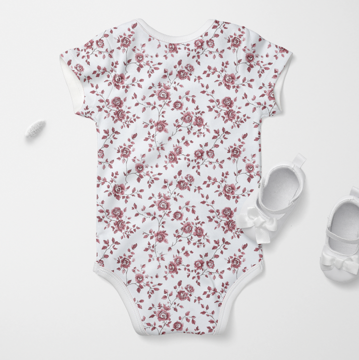 Tiny Flowers Pink TRYCKS PÅ BESTÄLLNING