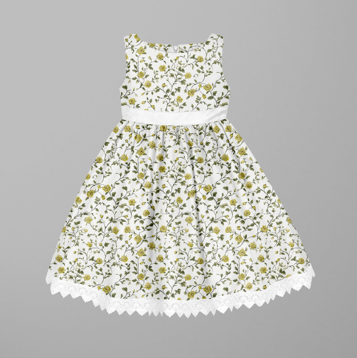 Tiny Roses Yellow TRYCKS PÅ BESTÄLLNING