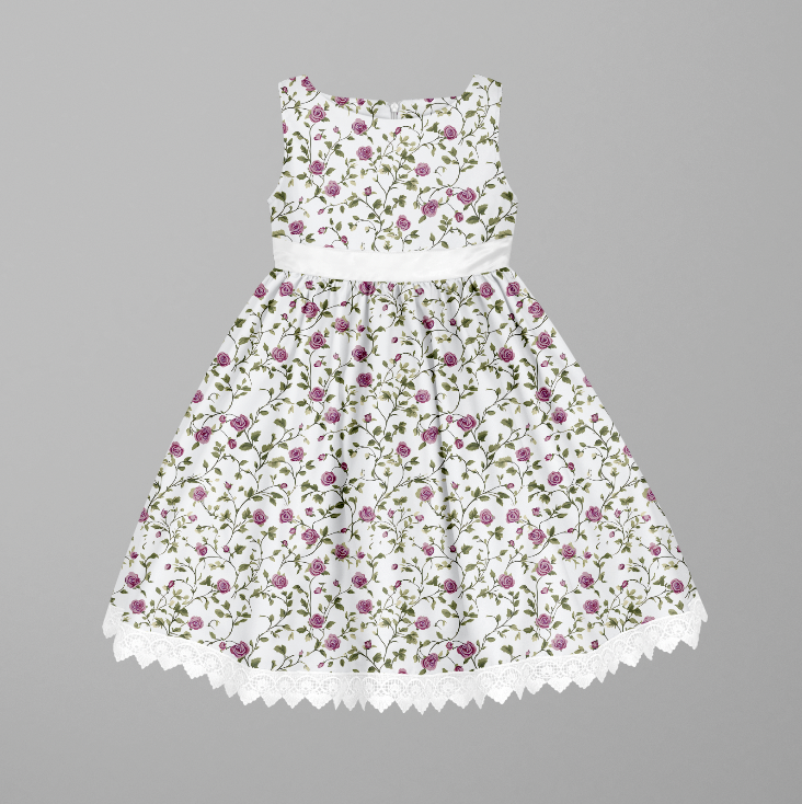 Tiny Roses Pink TRYCKS PÅ BESTÄLLNING