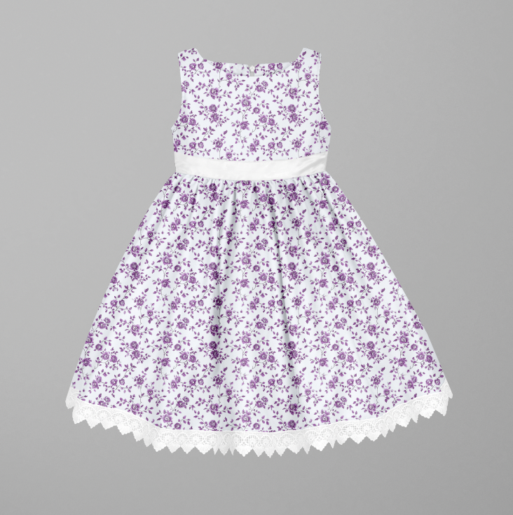 Tiny Flowers Purple TRYCKS PÅ BESTÄLLNING