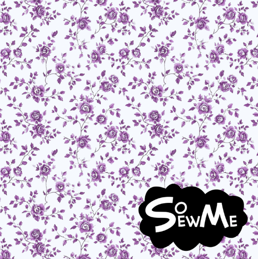 Tiny Flowers Purple TRYCKS PÅ BESTÄLLNING