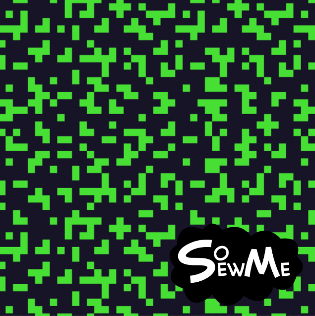 Pixels Green TRYCKS PÅ BESTÄLLNING