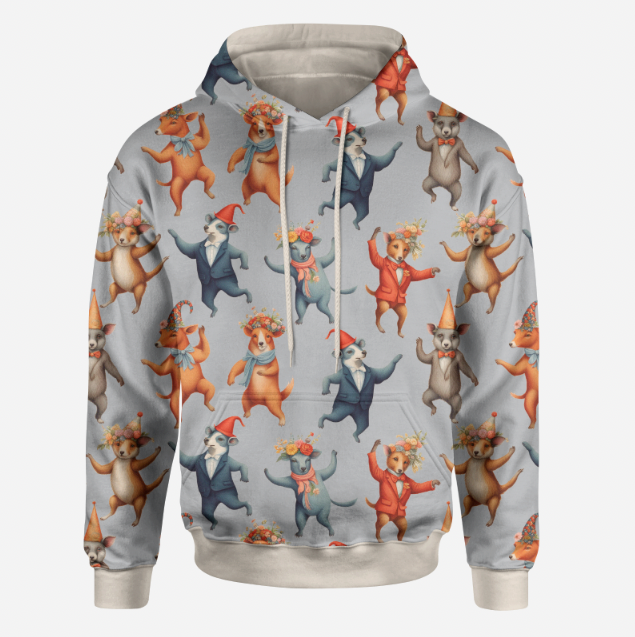 Summer Party in the Woods Grey TRYCKS PÅ BESTÄLLNING