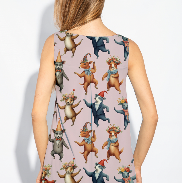 Summer Party in the Woods Pink TRYCKS PÅ BESTÄLLNING