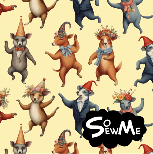 Summer Party in the Woods Yellow TRYCKS PÅ BESTÄLLNING