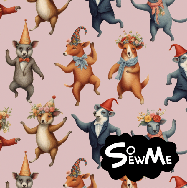 Summer Party in the Woods Pink TRYCKS PÅ BESTÄLLNING